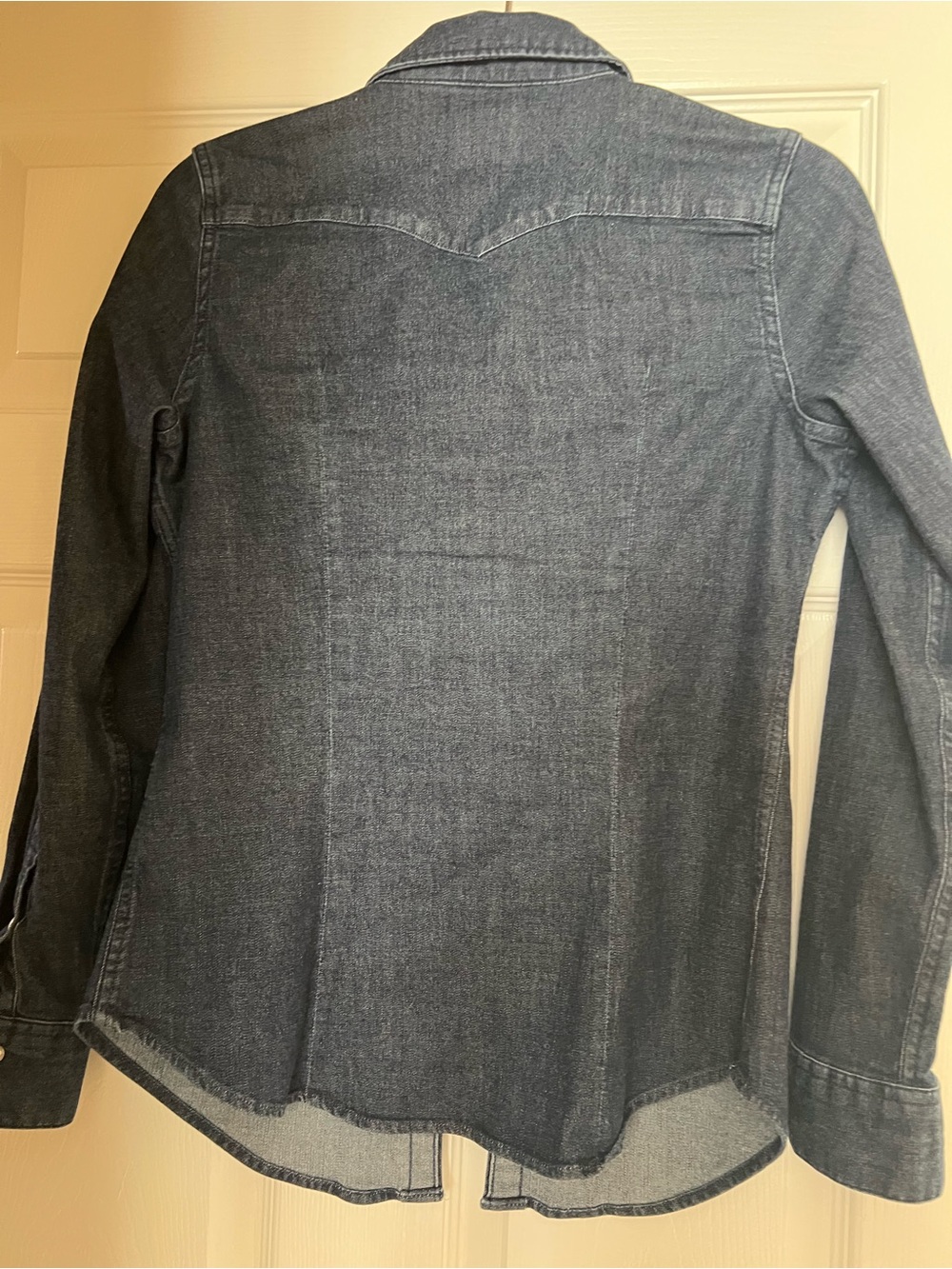 Levi's Dark Indigo Denim Western Snap Shirt - Picture 5 of 5